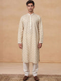 House of Chikankari Men Geometric Kurta