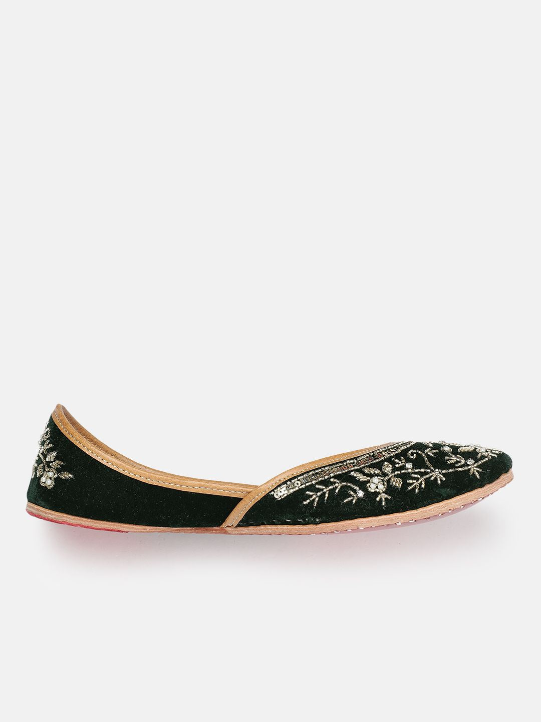 House of Pataudi Women Ethnic Embellished Mojaris