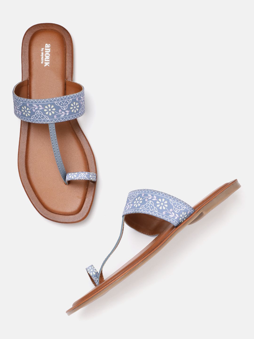 Anouk Women Printed One Toe Flats