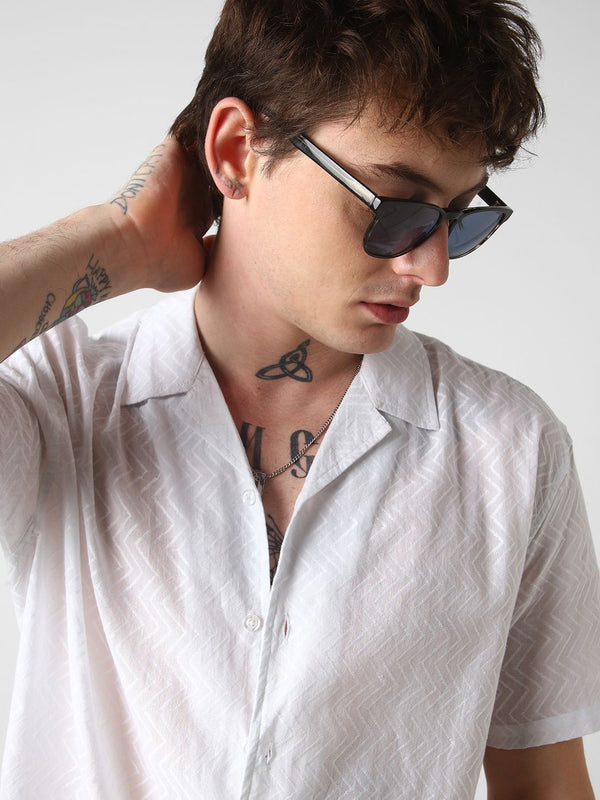 VASTRADO Men Classic Opaque Pure Cotton Casual Shirt