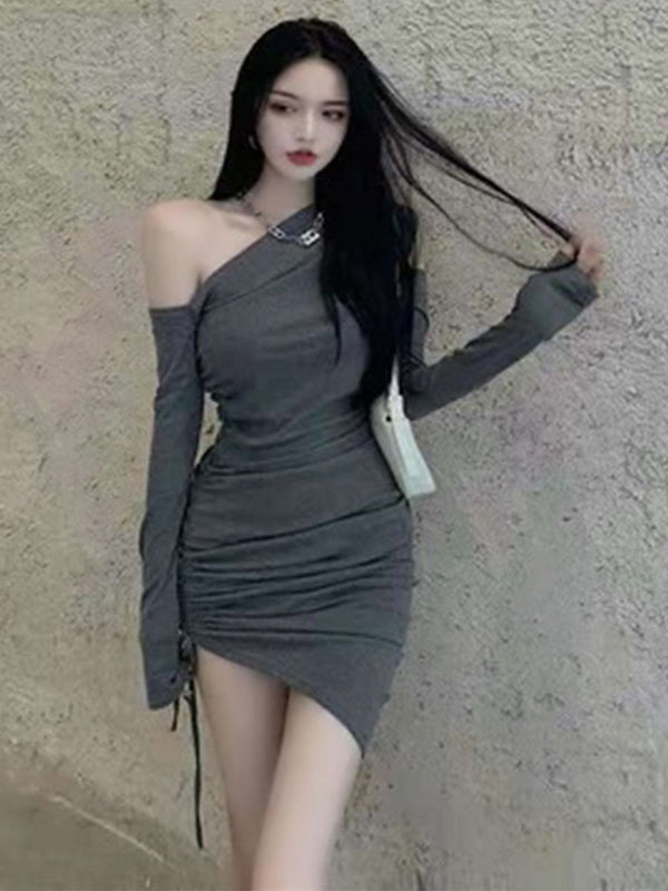 DressBerry Women Striped Bodycon Mini Dress