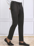 Seluar Gurkha Formal Fit Slim Fit Coklat Gelap Lelaki