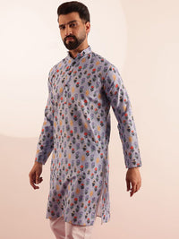 SOJANYA Men Floral Printed Kurta
