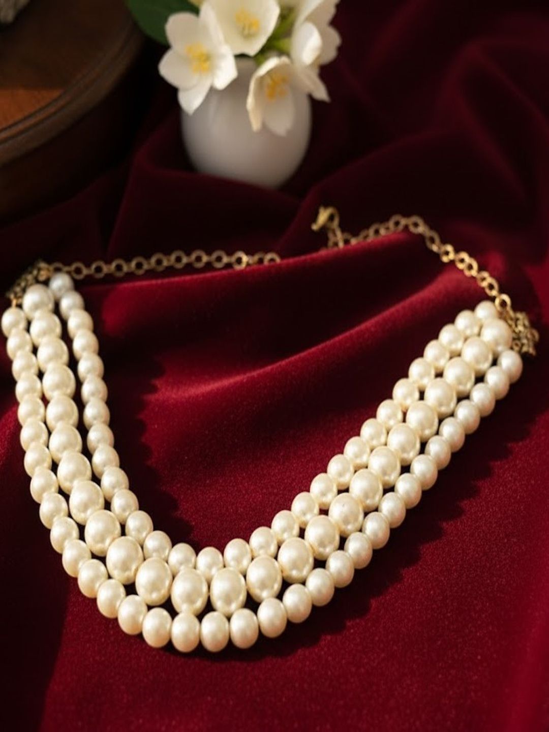 PANASH Brass Gold-Plated Necklace