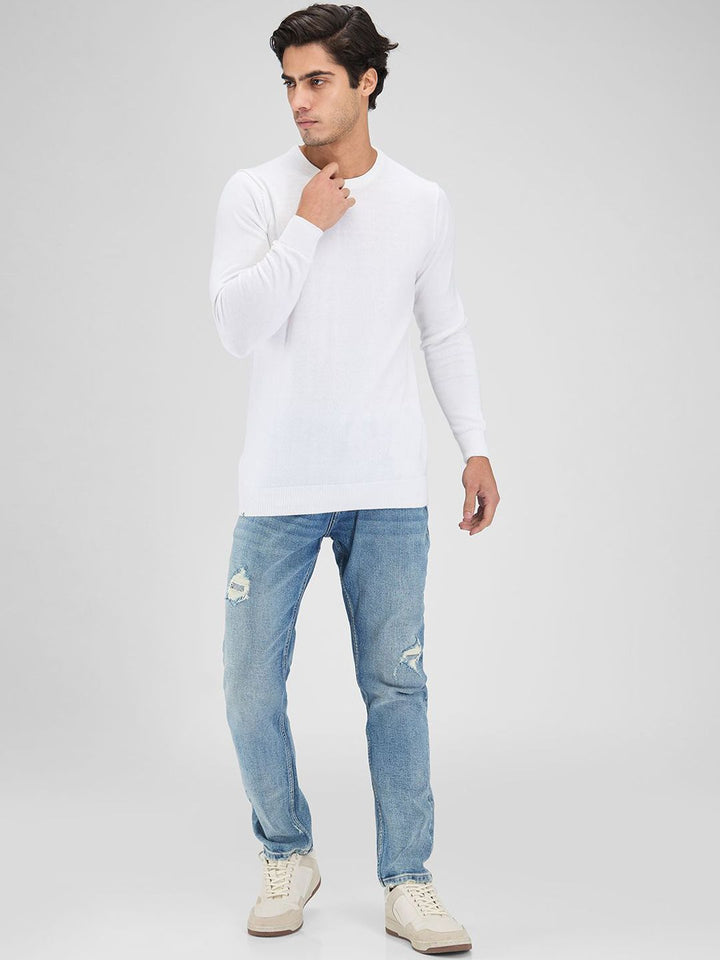 SPYKAR Men Skinny Fit Low-Rise Light Fade Stretchable Jeans