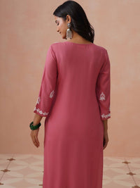 House of Chikankari Women Ethnic Motifs Embroidered Thread Work Kurta