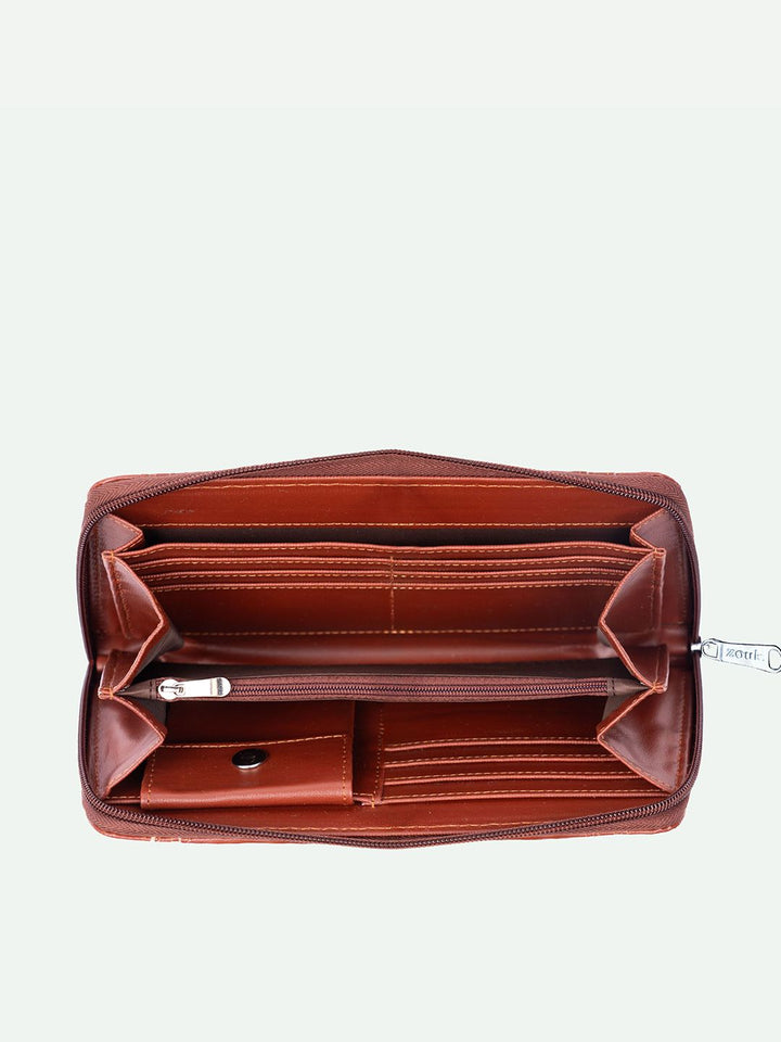ZOUK Women Arika Zipper Wallet FloMotif