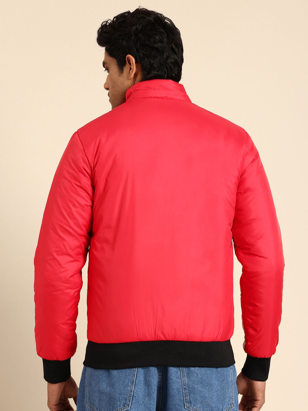 Being Human Striped Hooded Puffer Jacket