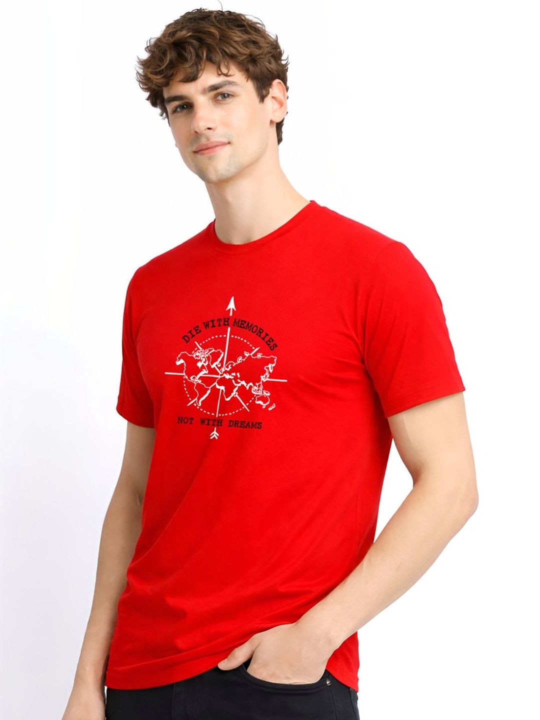 ADRO Men Printed T-shirt