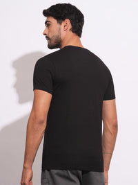 Being Human Men Typography Printed Round Neck Cotton Slim Fit T-shirt