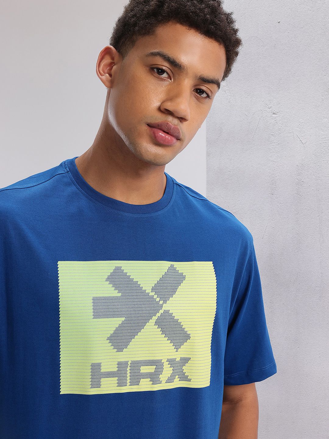 HRX by Hrithik Roshan Men Twin Collection Brand Logo Printed Training T-shirt