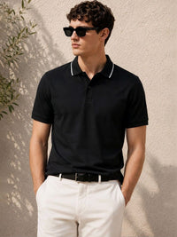 ADRO Men Polo Collar T-shirt