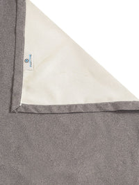 KLOTTHE Grey & White Printed 400 TC King Bedsheet With 2 Pillow Covers-98.4 x 88.5 Inch