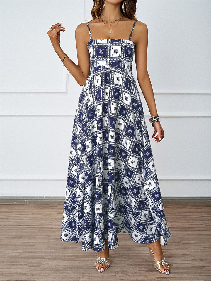 all about you Ethnic Motifs Print Maxi Dress