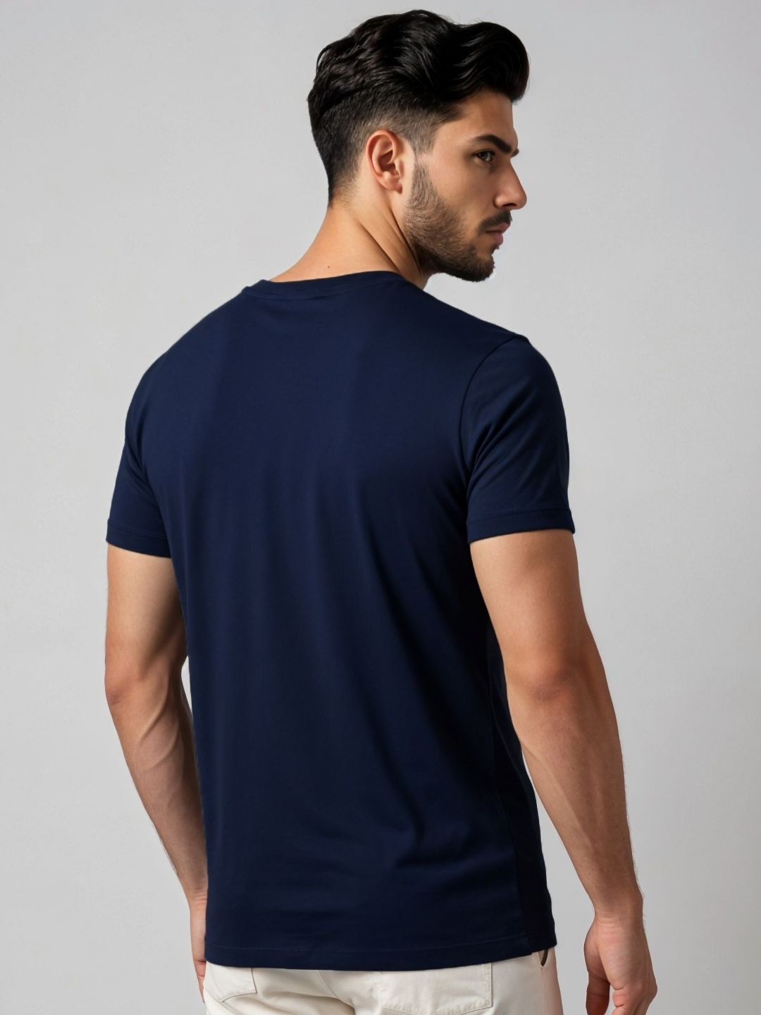 ADRO Men Typography Printed T-shirt