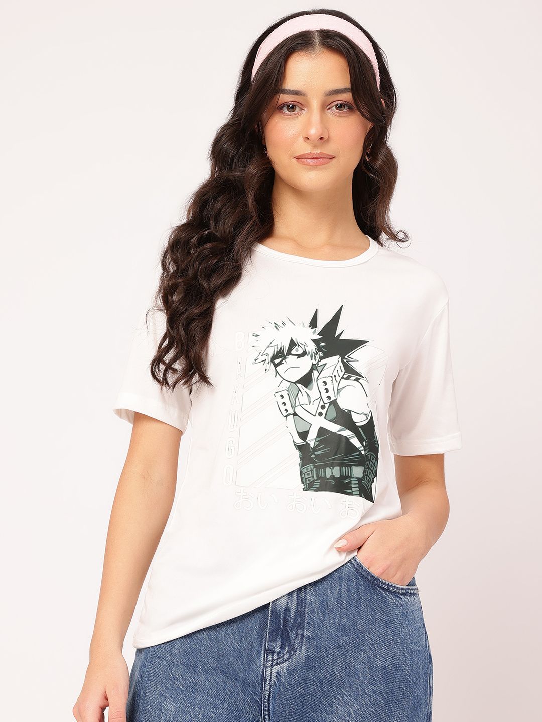 DressBerry Visual Flair Printed T-shirt