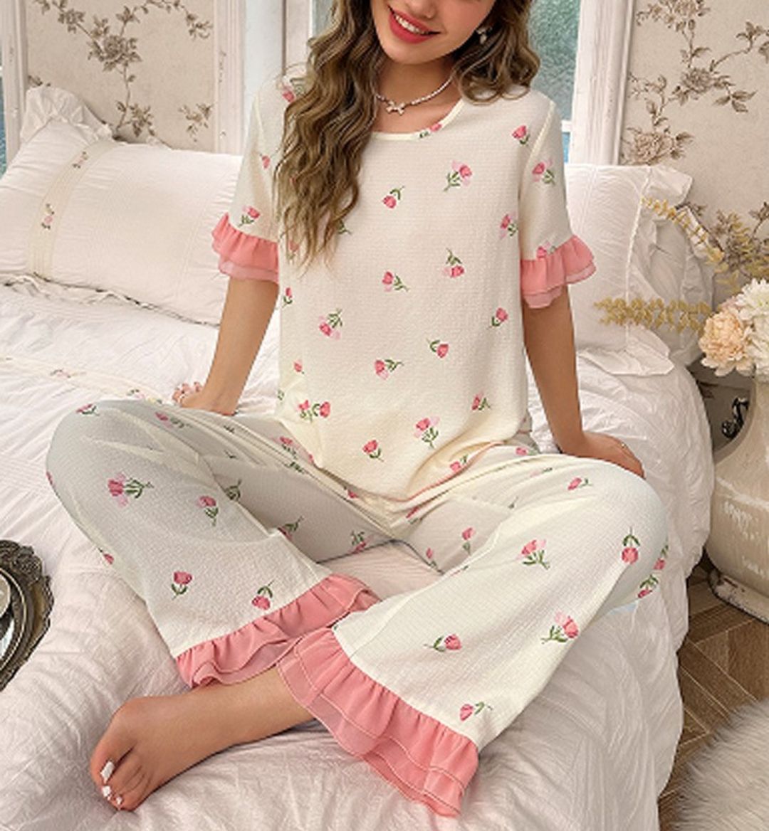 DressBerry Women Printed Night suit