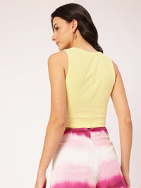 DressBerry Cuddle Core Textured Knit Crop Top