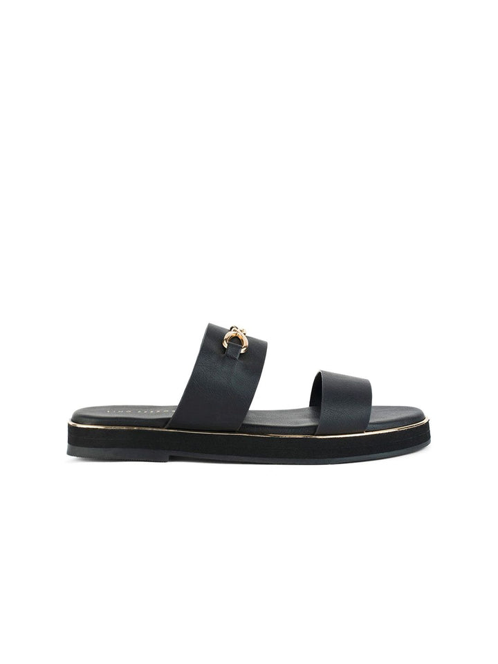 Lino Perros Women Open Toe Flats with Buckles