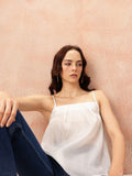 all about you Semi Sheer Sheen Top