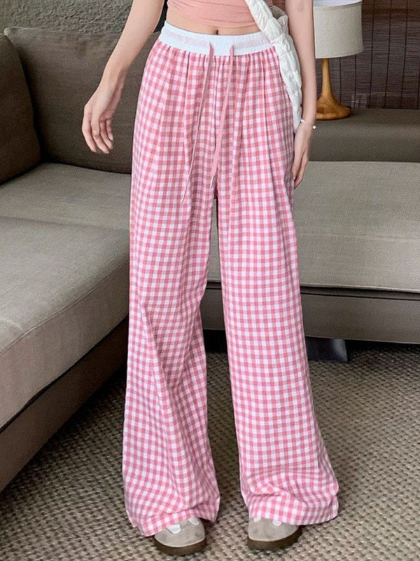 DressBerry Women Checked Trousers