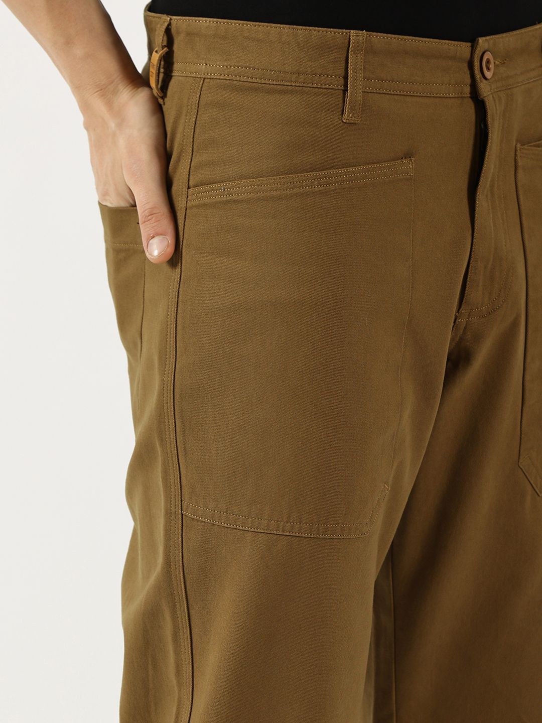 Thomas Scott Men Smart Straight Fit Mid-Rise Trousers