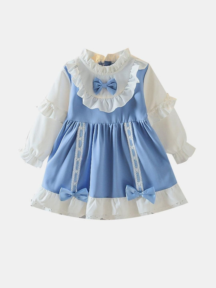YK Bell Sleeve A-Line Dress