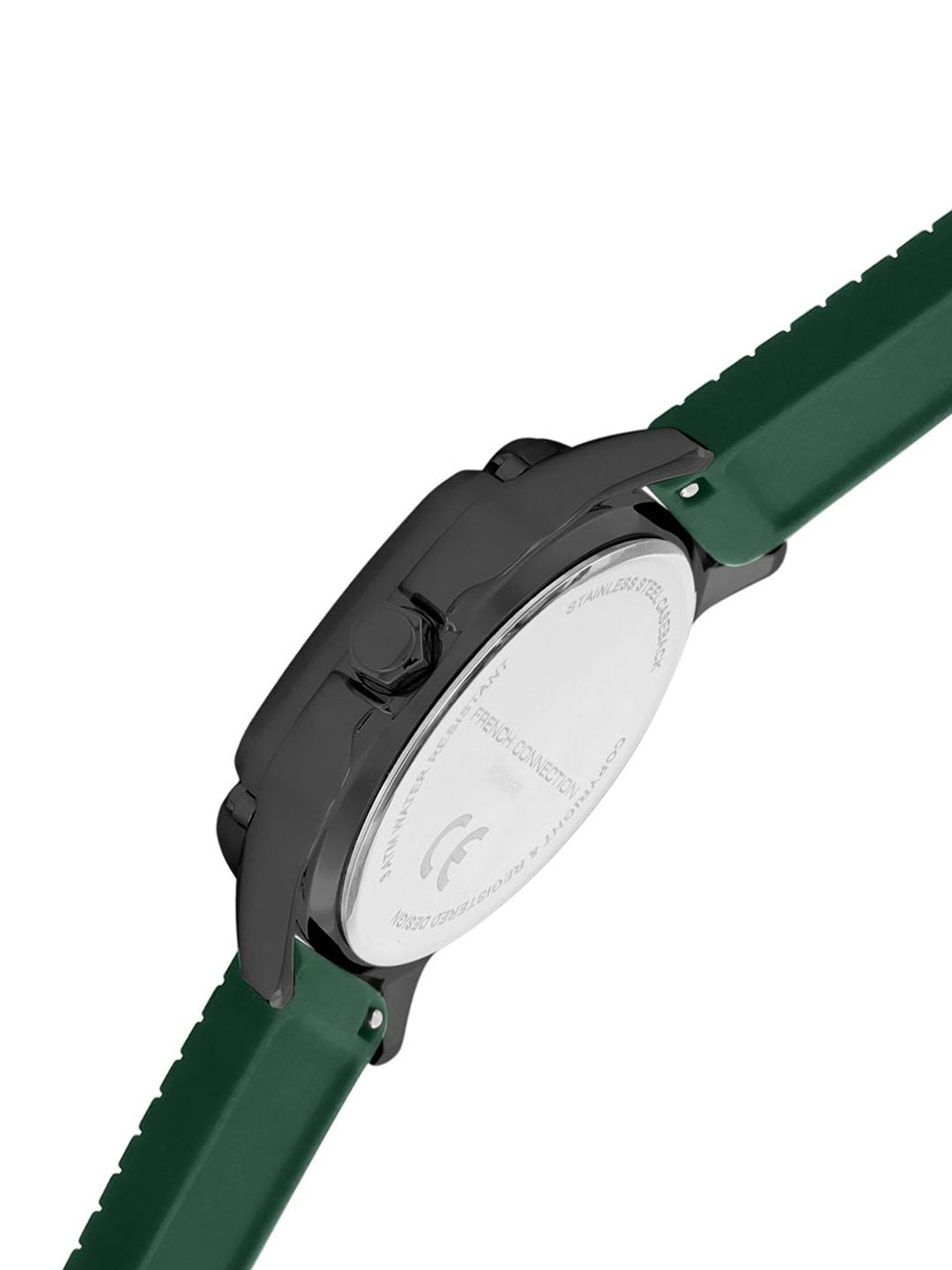 French Connection Men French Connection Dial & Textured Straps Analogue Watch - FCH01GR