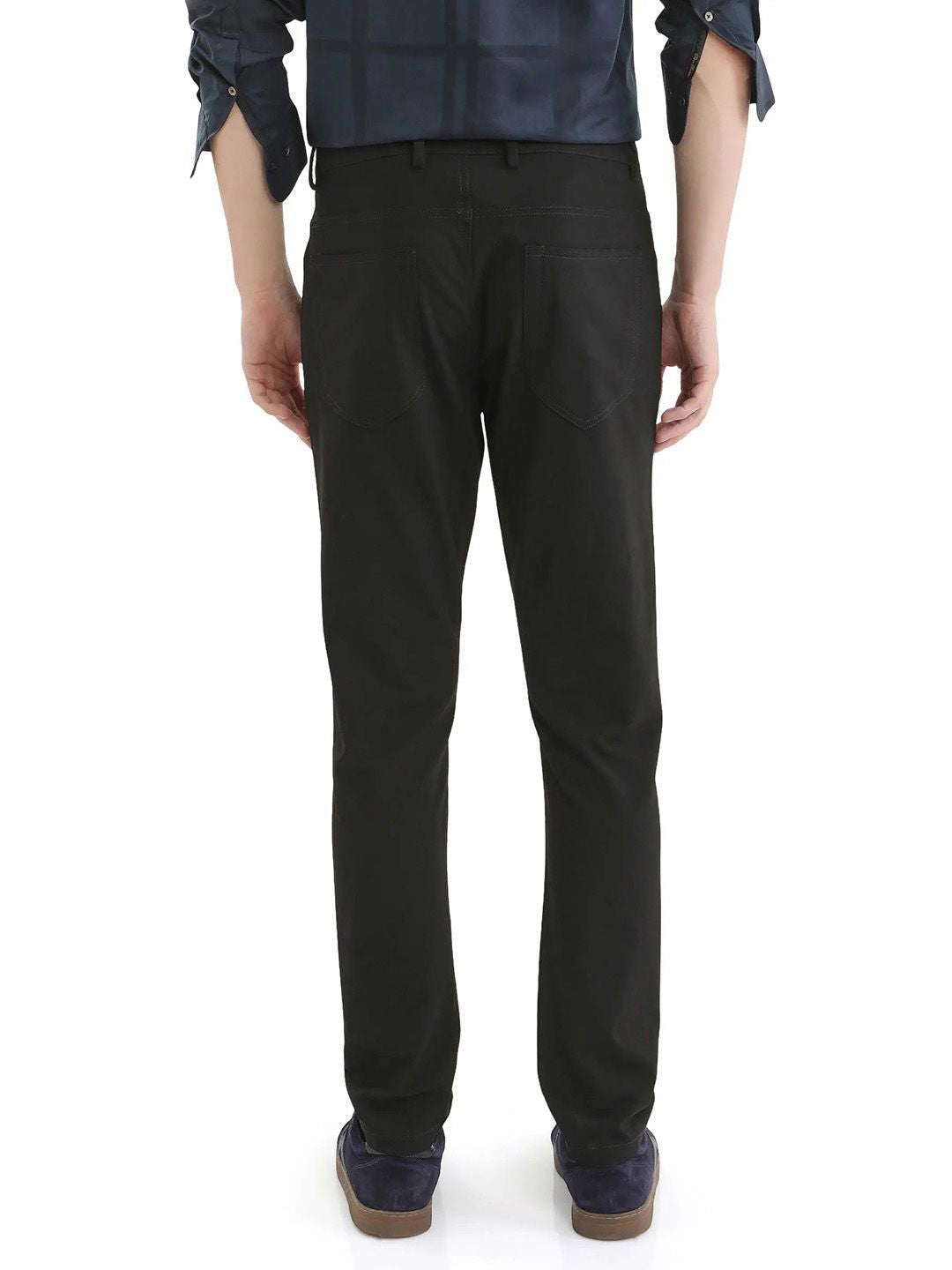 RARE RABBIT Men Comfort Low Distress Stretchable Jeans