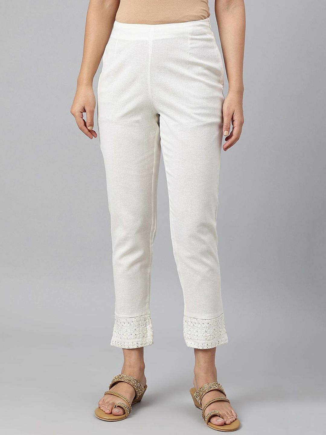 W Women Slim Fit Trousers