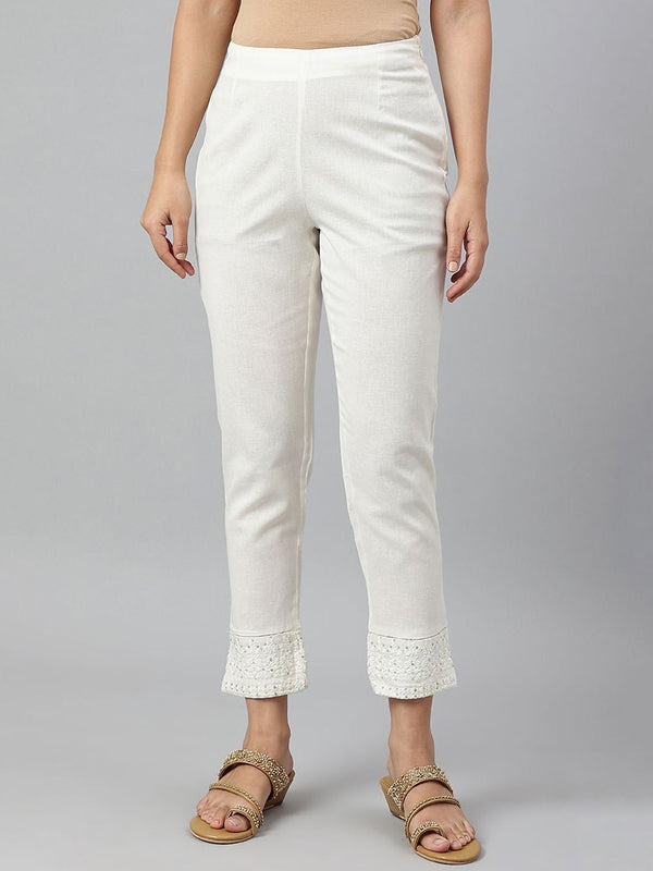 W Women Slim Fit Trousers
