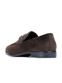 Monkstory Men Velvet Embellished Loafers