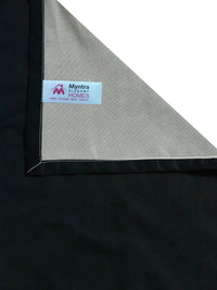 Myntra Elegant Homes Green & Black 400 TC King Bedsheet with 2 Pillow Covers