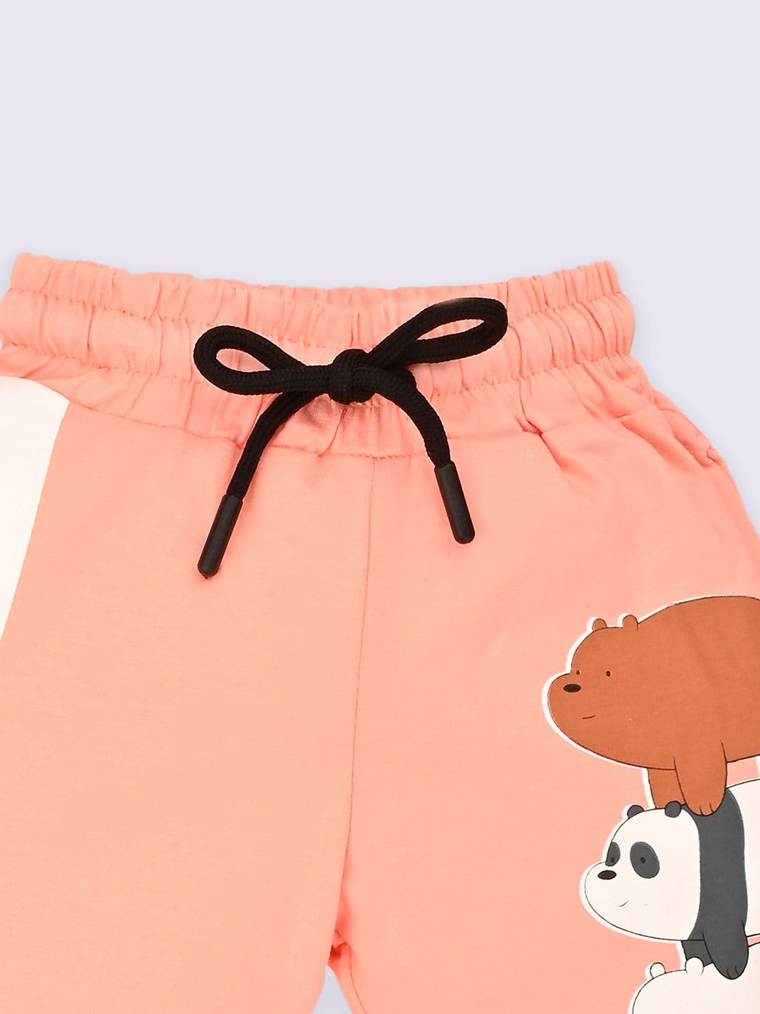 Happy Faces Boys We Bare Bears Printed Cotton Shorts