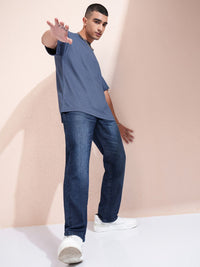 HIGHLANDER Men Mid-Rise Cotton Straight Fit Light Fade Jeans