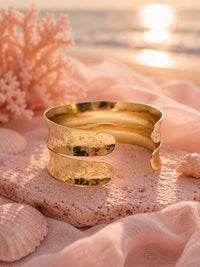 VOGUE PANASH Gelang Cuff Bersalut Emas