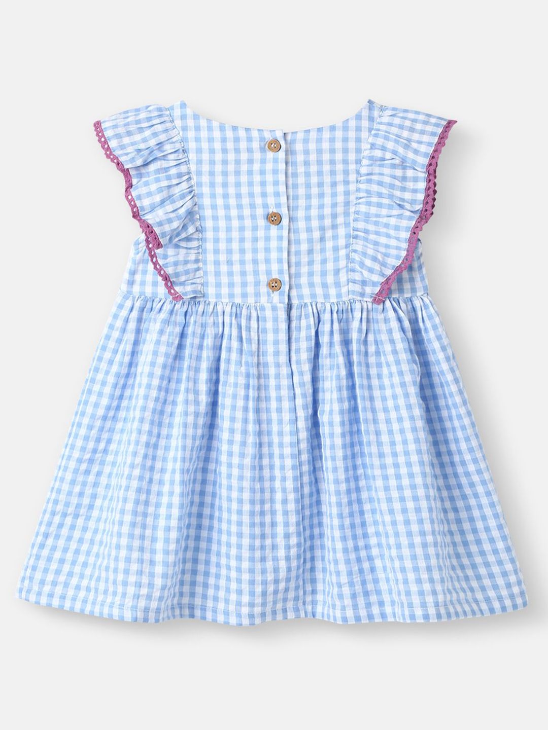 Nauti Nati Girl Cotton and Pleated Fabric Minnie Mouse  Dress