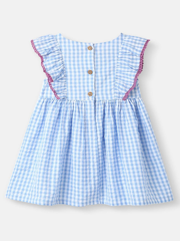 Nauti Nati Girl Cotton and Pleated Fabric Minnie Mouse  Dress