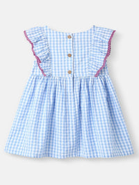 Nauti Nati Girl Cotton and Pleated Fabric Minnie Mouse  Dress