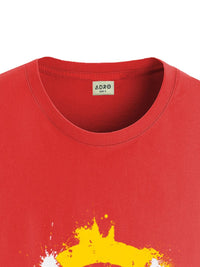ADRO Men Red Tshirts