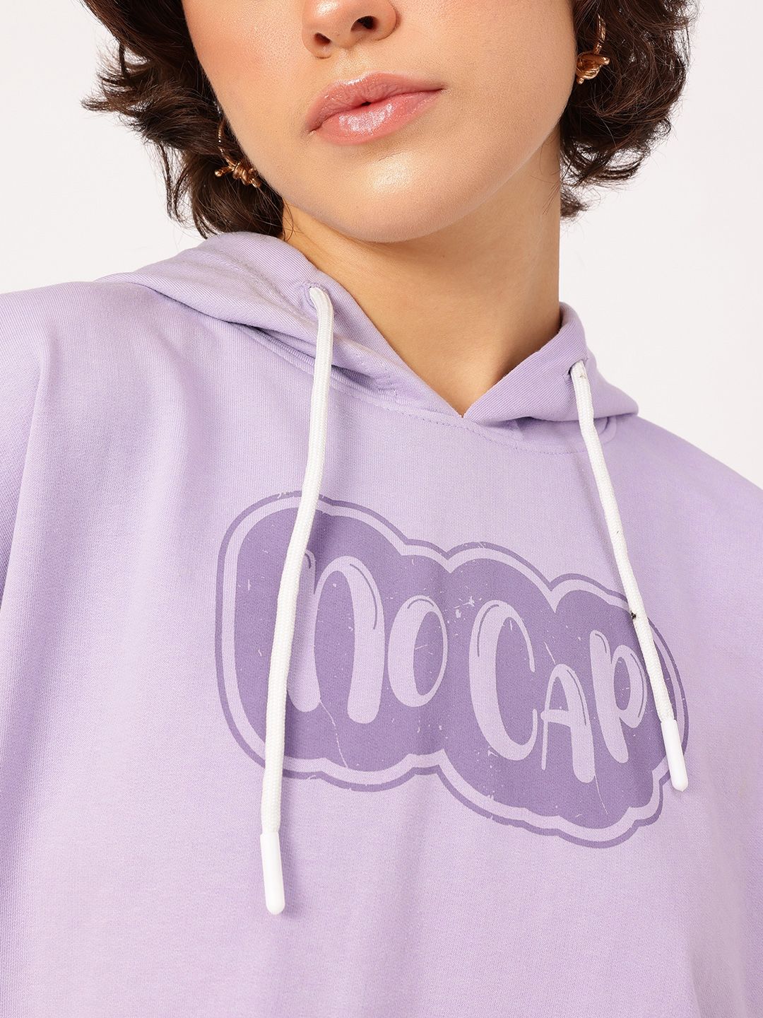 DressBerry Hooded Crop Sweatshirt