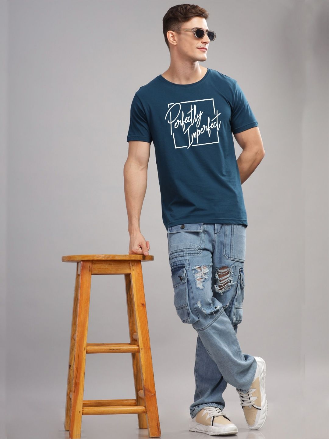 ADRO Men Printed T-shirt
