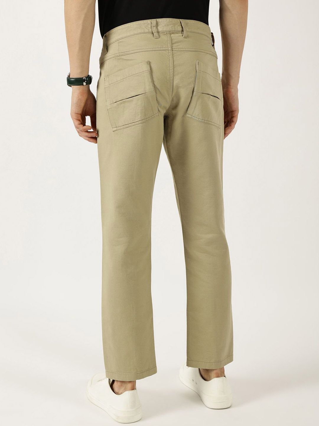 Thomas Scott Men Smart Easy Wash Cargos Trousers