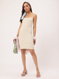 DressBerry Always Glamorous Shoulder Straps Knitted Mini Dress
