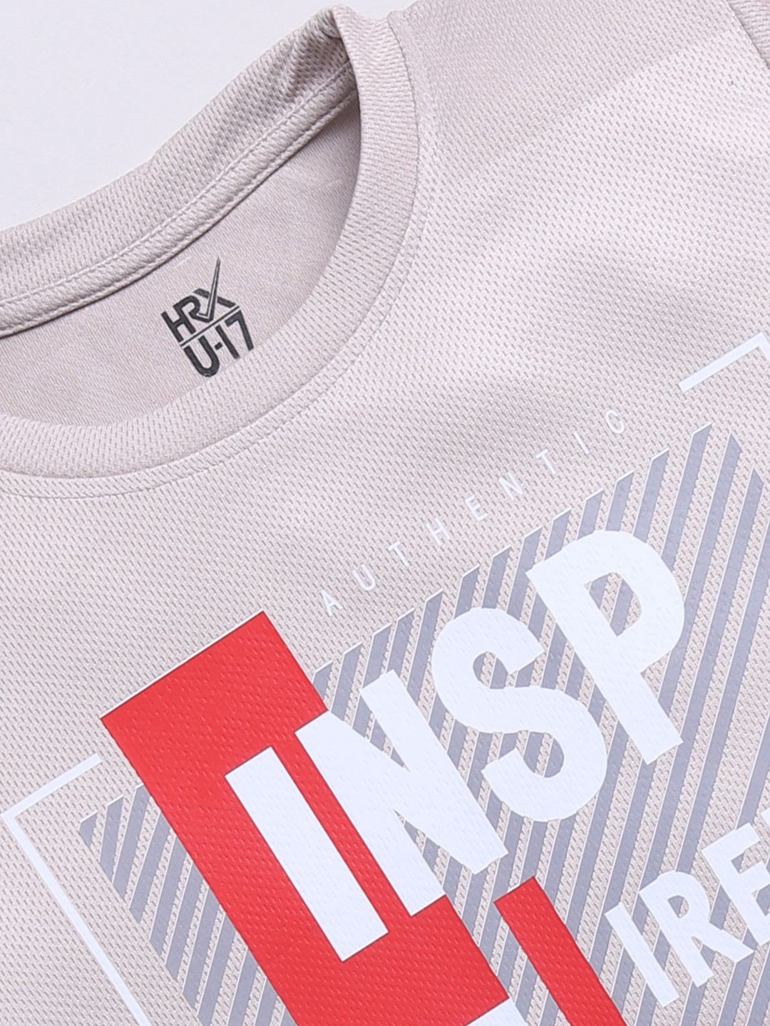 HRX by Hrithik Roshan Boys Typography Printed Rapid-Dry T-shirt