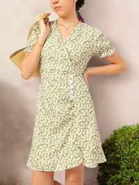 DressBerry Fairycore Finds Floral A-Line Mini Dress