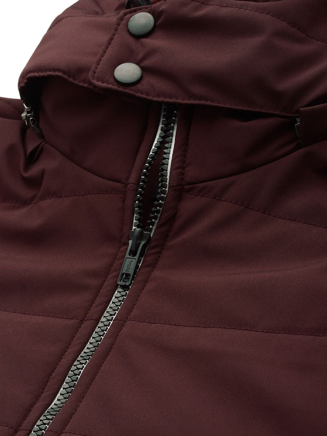 The Indian Garage Co Men Zip-Front Bomber Jacket with Detachable Hood