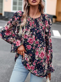 Semua Mengenai Anda Wanita Floral Dicetak A-Line Top