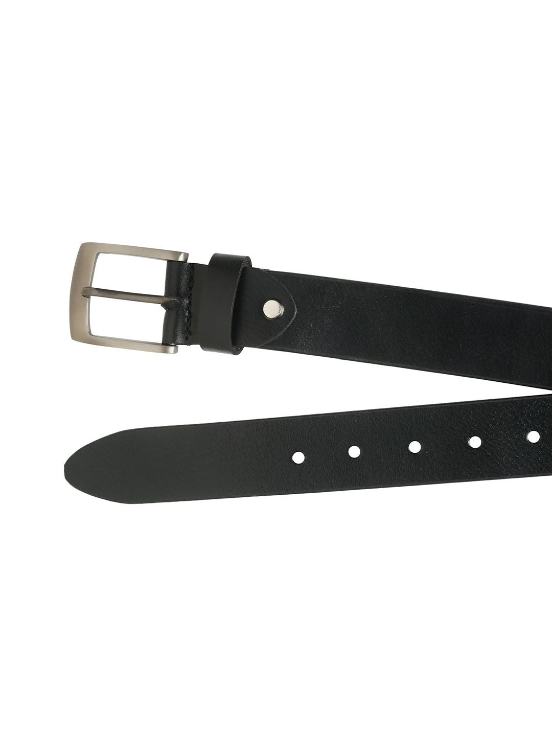 Teakwood Leathers Men Textured Leather Belt