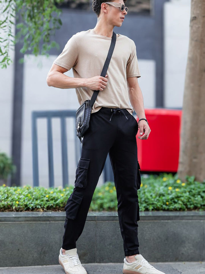Eszett Men Baggy Cotton Joggers